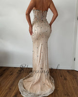 
              Sleeveless Brush Train Wedding, Guest, Prom Dresses
            