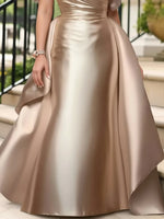 
              Off Shoulder Puff Sleeve Solid Elegant Cocktail Wedding Guest Maxi Dress
            